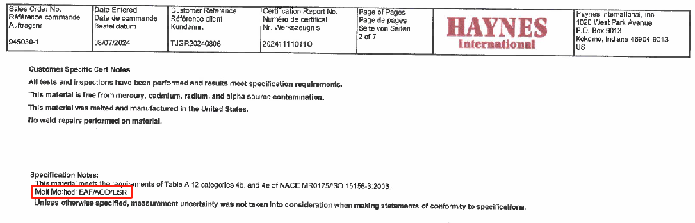 Decoding Nickel-Based Alloy Smelting Process: EAF + AOD + ESR